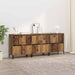Bufeturi 3 pcs Lemn Vechi 60 x 35 x 70 cm Lemn compozit - WALTI WALTI