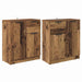 Bufeturi 2 pcs Lemn Vechi 60 x 30 x 70 cm Lemn compozit - WALTI WALTI