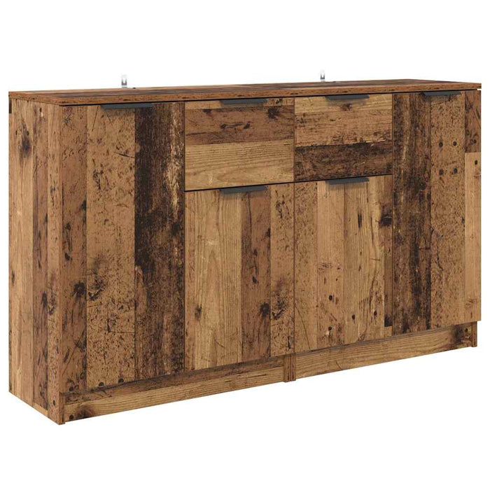 Bufeturi 2 pcs Lemn Vechi 60 x 30 x 70 cm Lemn compozit - WALTI WALTI