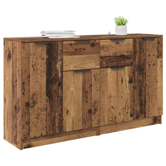 Bufeturi 2 pcs Lemn Vechi 60 x 30 x 70 cm Lemn compozit - WALTI WALTI