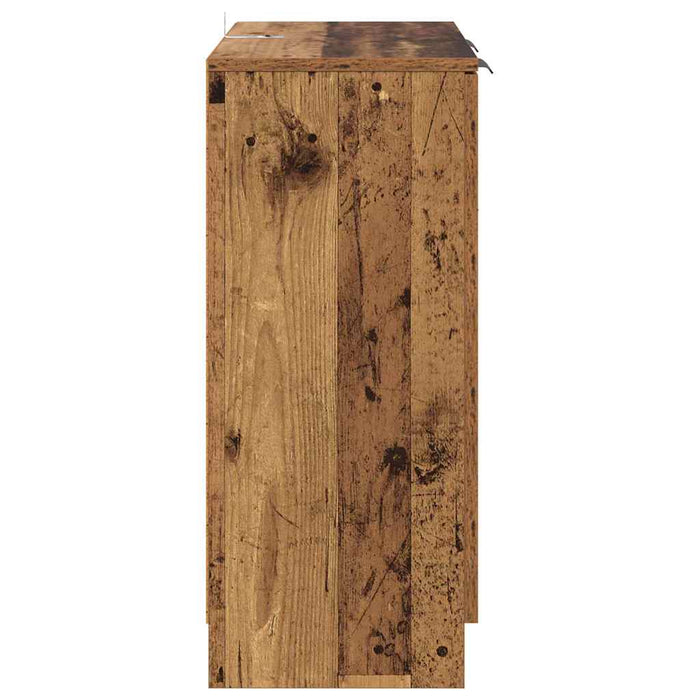 Bufeturi 2 pcs Lemn Vechi 60 x 30 x 70 cm Lemn compozit - WALTI WALTI