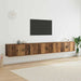 Set Dulap TV montat pe perete Pe perete 3 pcs Lemn Vechi - WALTI WALTI