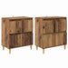 Bufeturi 2 pcs Lemn Vechi 60 x 35 x 70 cm Lemn compozit - WALTI WALTI