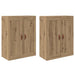 Cabinet suspendat 2 pcs Stejar Artizanal 69,5 x 34 x 90 cm - WALTI WALTI