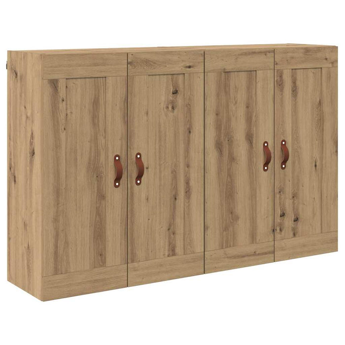 Cabinet suspendat 2 pcs Stejar Artizanal 69,5 x 34 x 90 cm - WALTI WALTI