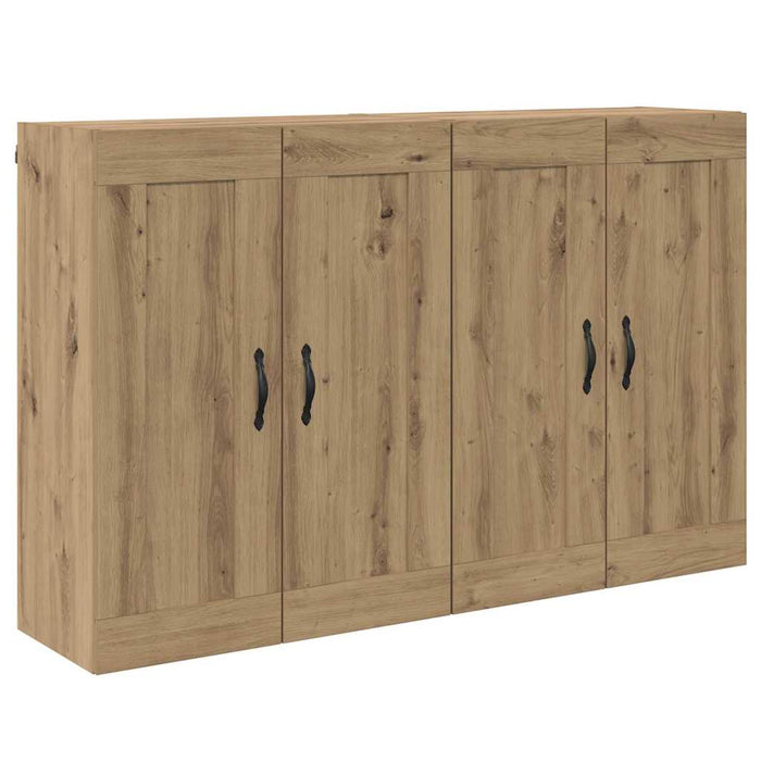Cabinet suspendat 2 pcs Stejar Artizanal 69,5 x 34 x 90 cm - WALTI WALTI
