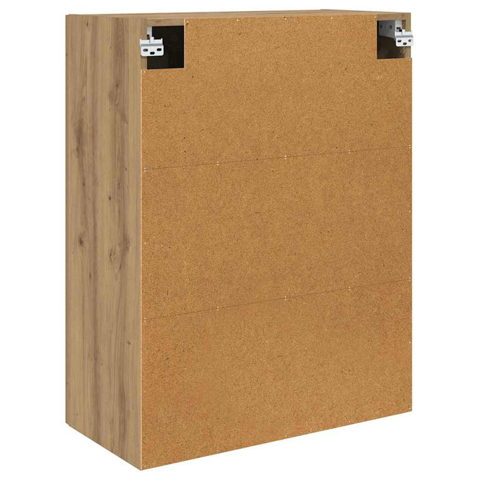 Cabinet suspendat 2 pcs Stejar Artizanal 69,5 x 34 x 90 cm - WALTI WALTI