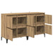 Bufeturi 2 pcs Stejar Artizanal 60 x 35 x 70 cm Lemn compozit - WALTI WALTI