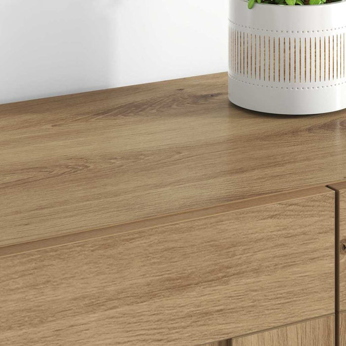 Cabinet suspendat 2 pcs Stejar Artizanal 69,5 x 34 x 90 cm - WALTI WALTI