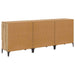 Bufeturi 3 pcs Stejar Artizanal 60 x 35 x 70 cm Lemn compozit - WALTI WALTI