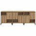 Bufeturi 3 pcs Stejar Artizanal 60 x 35 x 70 cm Lemn compozit - WALTI WALTI