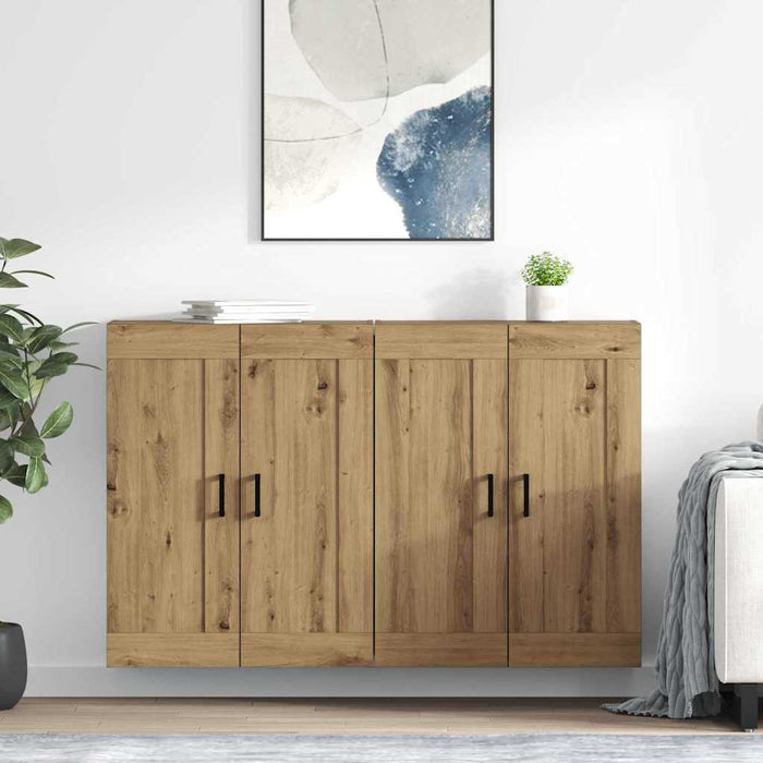Cabinet suspendat 2 buc. Stejar Artizanal 69,5 x 34 x 90 cm - WALTI WALTI