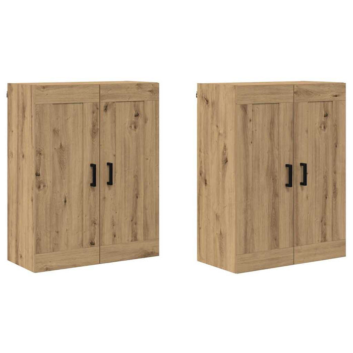 Cabinet suspendat 2 buc. Stejar Artizanal 69,5 x 34 x 90 cm - WALTI WALTI