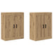 Cabinet suspendat 2 buc. Stejar Artizanal 69,5 x 34 x 90 cm - WALTI WALTI