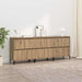 Bufeturi 3 pcs Stejar Artizanal 60 x 35 x 70 cm Lemn compozit - WALTI WALTI
