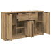 Bufeturi 2 pcs Stejar Artizanal 60 x 30 x 70 cm Lemn compozit - WALTI WALTI