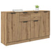 Bufeturi 2 pcs Stejar Artizanal 60 x 30 x 70 cm Lemn compozit - WALTI WALTI