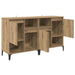Bufeturi 2 pcs Stejar Artizanal 60 x 35 x 70 cm Lemn compozit - WALTI WALTI