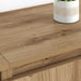 Bufeturi 2 pcs Stejar Artizanal 60 x 35 x 70 cm Lemn compozit - WALTI WALTI