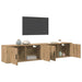 Set Dulap TV montat pe perete Pe perete 2 pcs Stejar Artizanal - WALTI WALTI