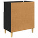 Bufeturi 2 pcs Stejar Negru 60 x 35 x 70 cm Lemn compozit - WALTI WALTI