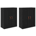 Cabinet suspendat 2 pcs Stejar Negru 69,5 x 34 x 90 cm - WALTI WALTI
