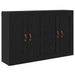 Cabinet suspendat 2 pcs Stejar Negru 69,5 x 34 x 90 cm - WALTI WALTI