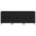 Bufeturi 3 pcs Stejar Negru 60 x 35 x 70 cm Lemn compozit - WALTI WALTI
