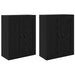 Cabinet suspendat 2 pcs Stejar Negru 69,5 x 34 x 90 cm - WALTI WALTI