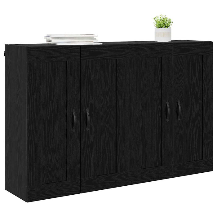 Cabinet suspendat 2 pcs Stejar Negru 69,5 x 34 x 90 cm - WALTI WALTI