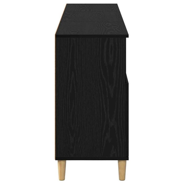 Bufeturi 3 pcs Stejar Negru 60 x 35 x 70 cm Lemn compozit - WALTI WALTI