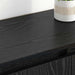 Bufeturi 2 pcs Stejar Negru 60 x 35 x 70 cm Lemn compozit - WALTI WALTI