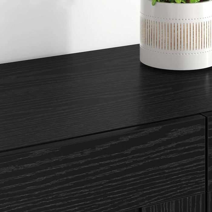 Cabinet suspendat 2 pcs Stejar Negru 69,5 x 34 x 90 cm - WALTI WALTI