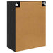 Cabinet suspendat 2 pcs Stejar Negru 69,5 x 34 x 90 cm - WALTI WALTI