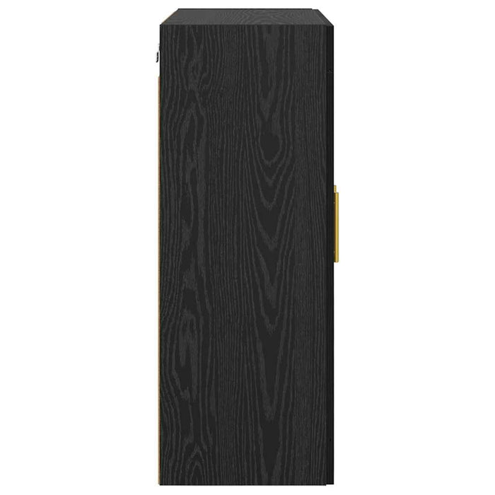 Cabinet suspendat 2 pcs Stejar Negru 69,5 x 34 x 90 cm - WALTI WALTI