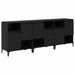 Bufeturi 3 pcs Stejar Negru 60 x 35 x 70 cm Lemn compozit - WALTI WALTI