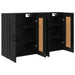 Cabinet suspendat 2 pcs Stejar Negru 69,5 x 34 x 90 cm - WALTI WALTI