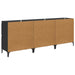 Bufeturi 3 pcs Stejar Negru 60 x 35 x 70 cm Lemn compozit - WALTI WALTI