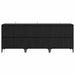Bufeturi 3 pcs Stejar Negru 60 x 35 x 70 cm Lemn compozit - WALTI WALTI