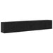 Set Dulap TV montat pe perete Pe perete 3 pcs Stejar Negru - WALTI WALTI