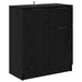 Bufeturi 2 pcs Stejar Negru 60 x 30 x 70 cm Lemn compozit - WALTI WALTI