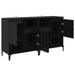 Bufeturi 2 pcs Stejar Negru 60 x 35 x 70 cm Lemn compozit - WALTI WALTI