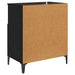 Bufeturi 2 pcs Stejar Negru 60 x 35 x 70 cm Lemn compozit - WALTI WALTI