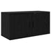 Set Dulap TV montat pe perete Pe perete 2 pcs Stejar Negru - WALTI WALTI