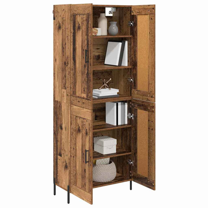Bufet 2 pcs Lemn Vechi Lemn compozit - WALTI WALTI