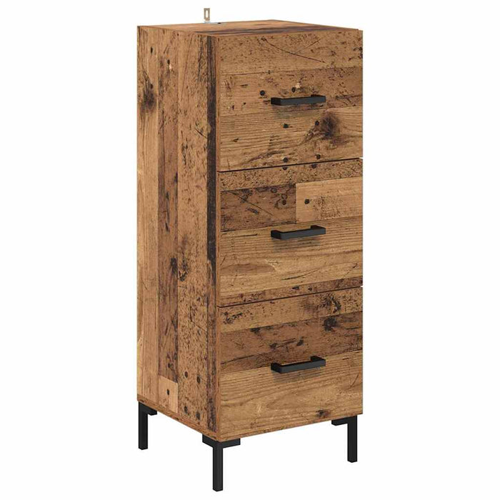Bufet cu sertar Lemn Vechi 34,5 x 34 x 180 cm Lemn compozit - WALTI WALTI