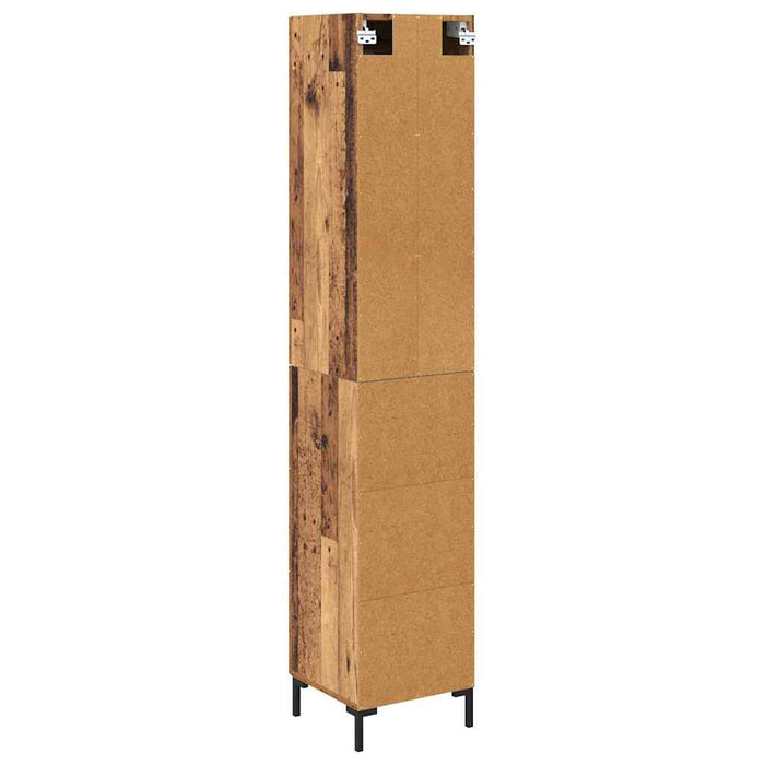 Bufet cu sertar Lemn Vechi 34,5 x 34 x 180 cm Lemn compozit - WALTI WALTI