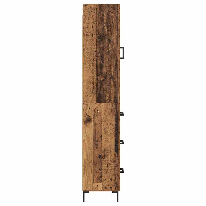 Bufet cu sertar Lemn Vechi 34,5 x 34 x 180 cm Lemn compozit - WALTI WALTI