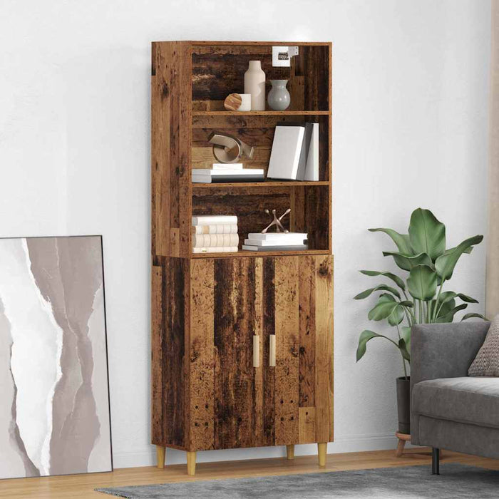 Bufet Lemn Vechi 69,5 x 32,5 x 180 cm Lemn compozit - WALTI WALTI