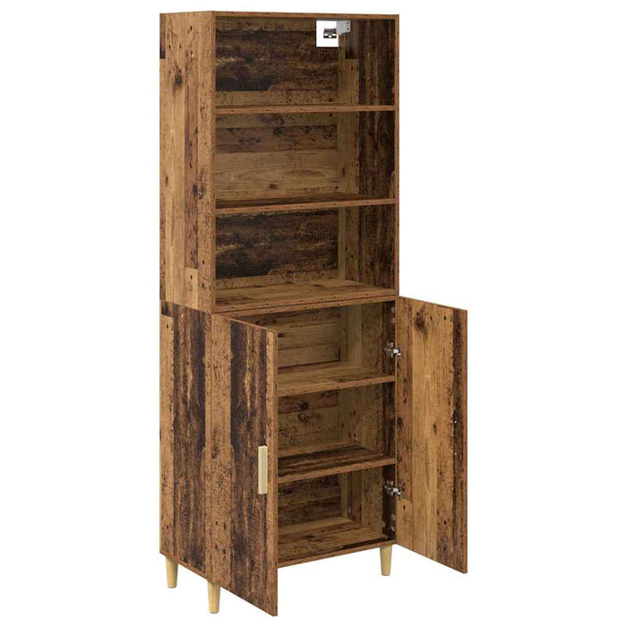 Bufet Lemn Vechi 69,5 x 32,5 x 180 cm Lemn compozit - WALTI WALTI